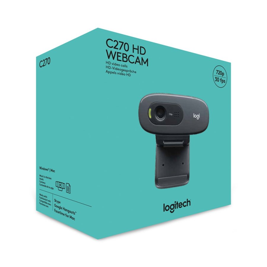 Logitech 960-001063 webcam 3 MP 1280 x 720 pixel USB 2.0 Sort #8