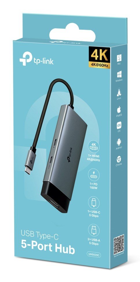 TP-Link UH5020C interface hub USB Type-C 5000 Mbit/s Gr #2