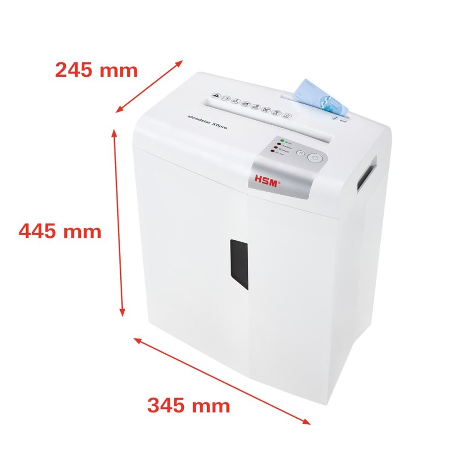 HSM shredstar X6pro dokument makulator, 2 x 15 mm + separat CD-skremekanisme #3
