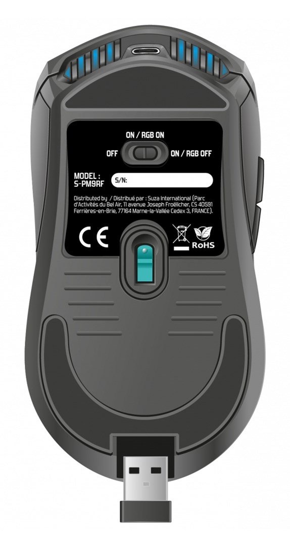 Spirit of Gamer PRO-M9 mus Spil Ambidextrous RF trdlst Optisk 4200 dpi #5