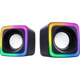 PC SPEAKERS DEFENDER SOLAR 7 2.0 6W LED USB #2