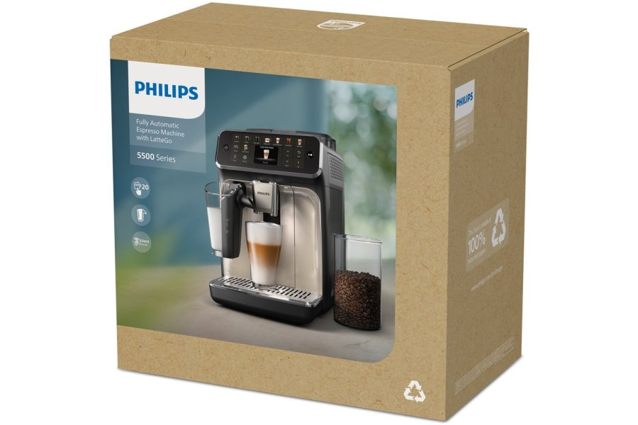 Philips 5500 series Fuldautomatisk espressomaskine EP5549/70 LatteGo #3
