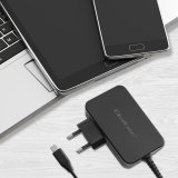 Qoltec 52387 oplader til mobil enhed Laptop, Brbar spillekonsol, Strmbank, Smartphone, SmartWatch, Tablet Sort Vekselstrm Hurtig opladning Indendrs #6