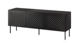 RTV-skab SIENA 150.5x40x60 sort mat #1
