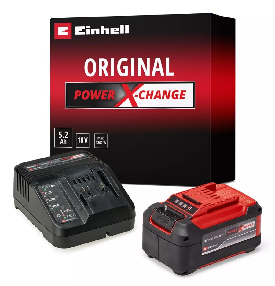 Einhell starter set 18V 5.2Ah with charger #1