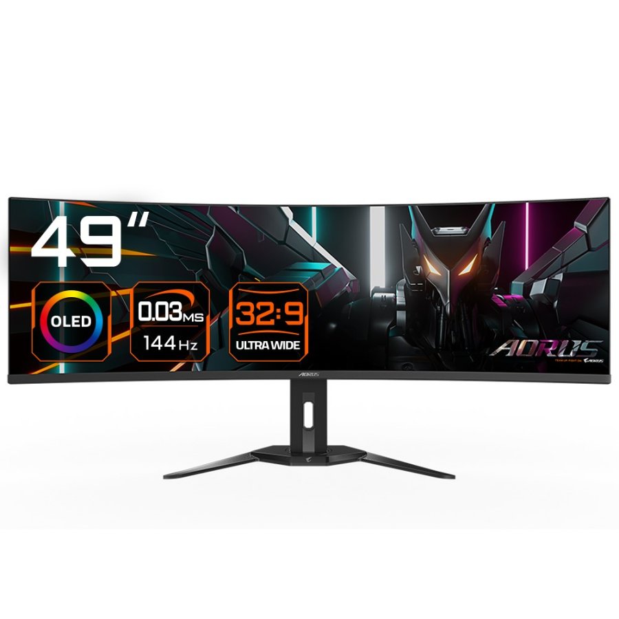 GIGABYTE AORUS CO49DQ computerskrm 124,5 cm (49