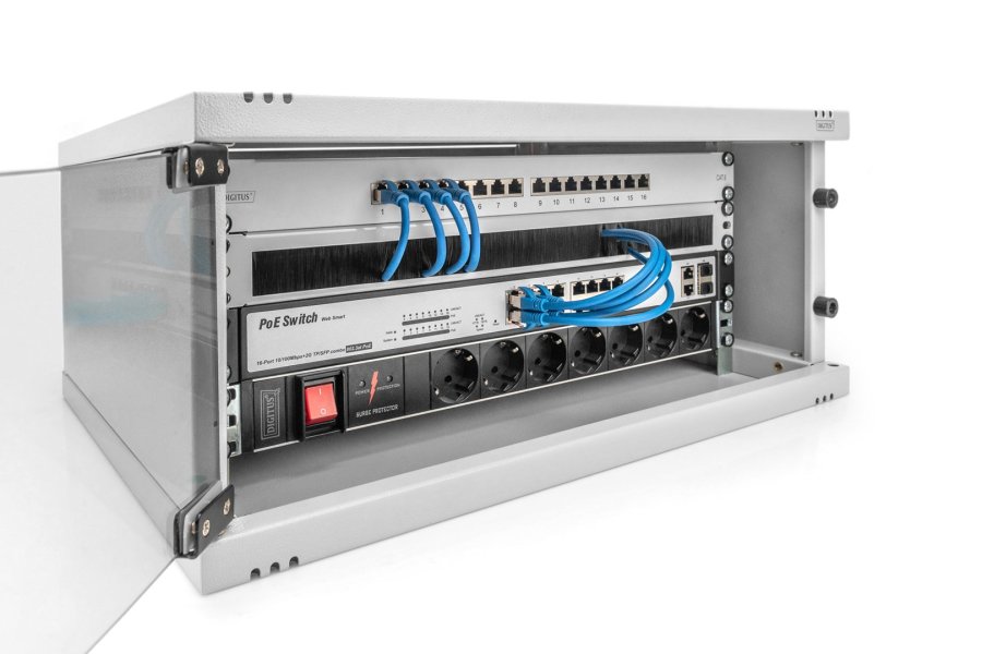 Digitus DN-38010 stativ 4U Vgmonteret stativ Gr #4