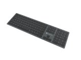 NATEC NKL-1830 tastatur Universel RF trdls + Bluetooth QWERTY Spansk Sort, Gr #3