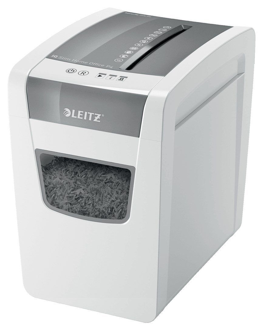 Leitz IQ Slim Office P-4 papirmakulator Krydsmakulering 22 cm Hvid #1