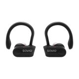 Bluetooth hovedtelefoner Savio TWS-03 Sort Grafit #1