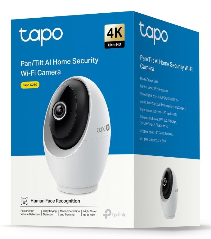 TP-Link Tapo C260 IP-sikkerhedskamera Indend�rs 3840 x 2160 pixel Loft/v�g/skrivebord #4