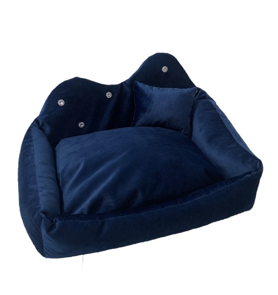 GO GIFT Prince navy blue XL - seng til kledyr - 60 x 45 x 10 cm #1