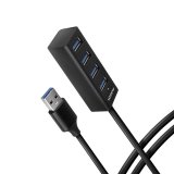 Axagon HUE-M1AL interface hub USB 3.2 Gen 1 (3.1 Gen 1) Type-A 5000 Mbit/s Sort #1