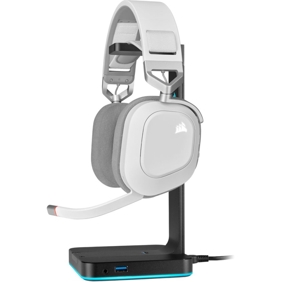 Corsair HS80 RGB Headset Trdls Spil Hvid #12