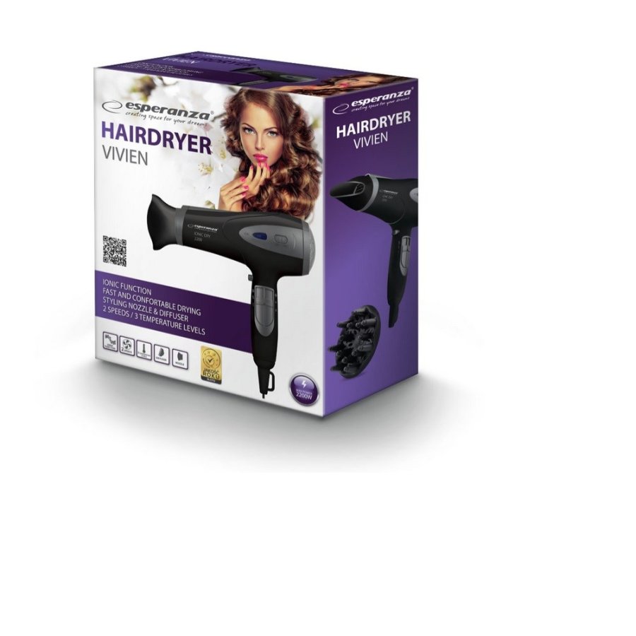Esperanza EBH005K Hrtrrer Sort 2200 W #3