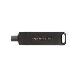 Flashdrive PATRIOT Rage R550 128GB 100 MB/S USB A+C Drejeligt design (PE128GR550DSAD) Sort #3