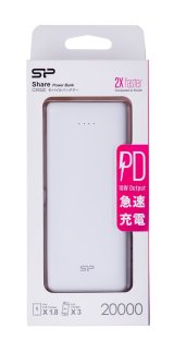Silicon Power Share C20QC Lithium polymer (LiPo) 20000 mAh Hvid #5
