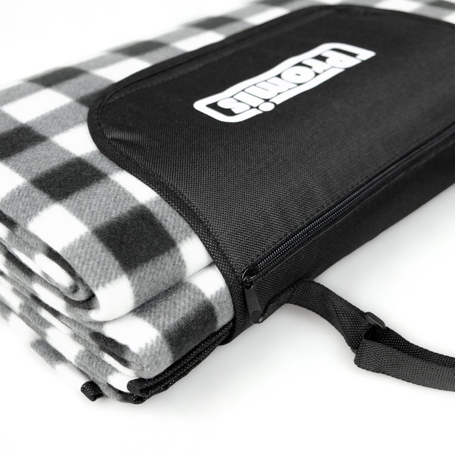 PROMIS Picnict�ppe, Gr�nne Striber, 200 cm x 150 cm #3