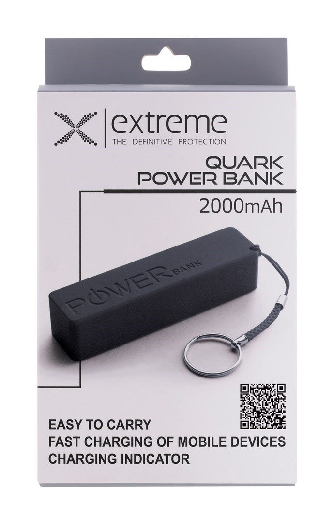 Esperanza Quark 2000 mAh Sort #8