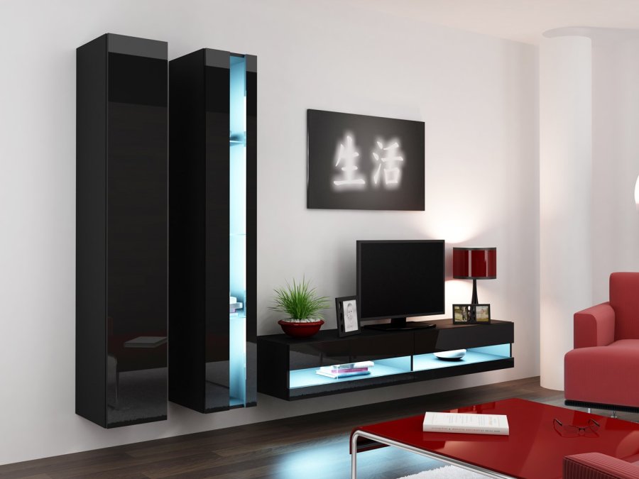 Cama RTVVIGO140N c/c TV stativ & underholdningscenter 2 hylder #7