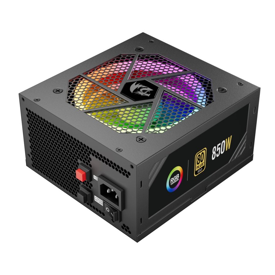 REDRAGON GC-PS007-1-V2 850W 80 Plus Gold LED enhed til str�mforsyning Sort #6