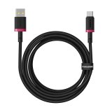 Baseus Dura USB Type A til Type C 60 W hurtigopladningskabel 2 m Sort, Rd #1