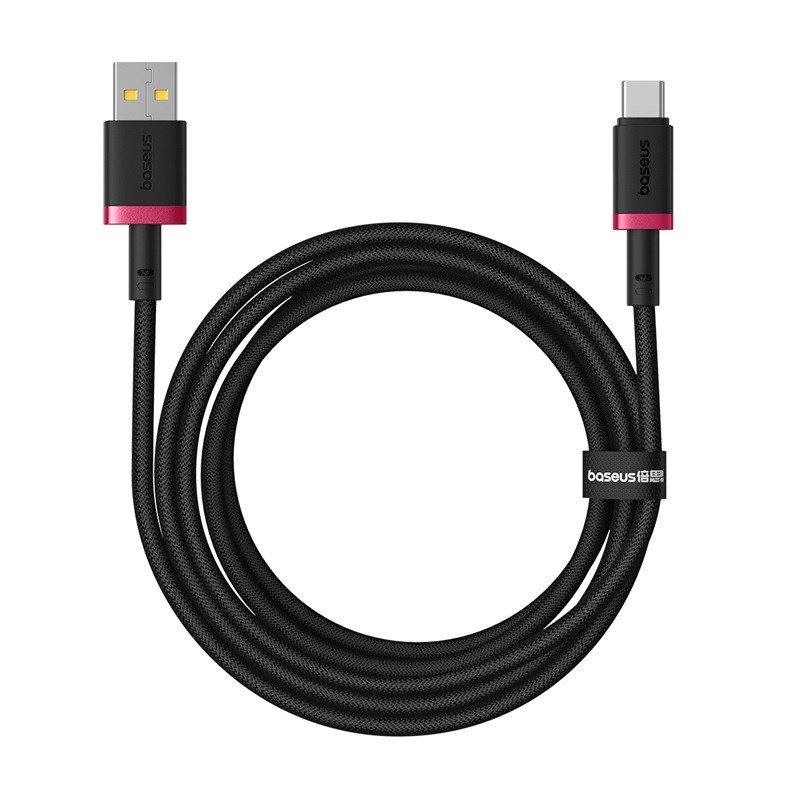 Baseus Dura USB Type A til Type C 60 W hurtigopladningskabel 2 m Sort, Rd #1