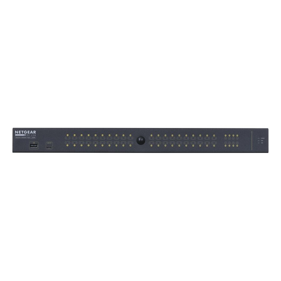 NETGEAR GSM4248PX-100EUS netv�rksswitch Administreret L2/L3/L4 Gigabit Ethernet (10/100/1000) Str�m over Ethernet (PoE) Sort #2
