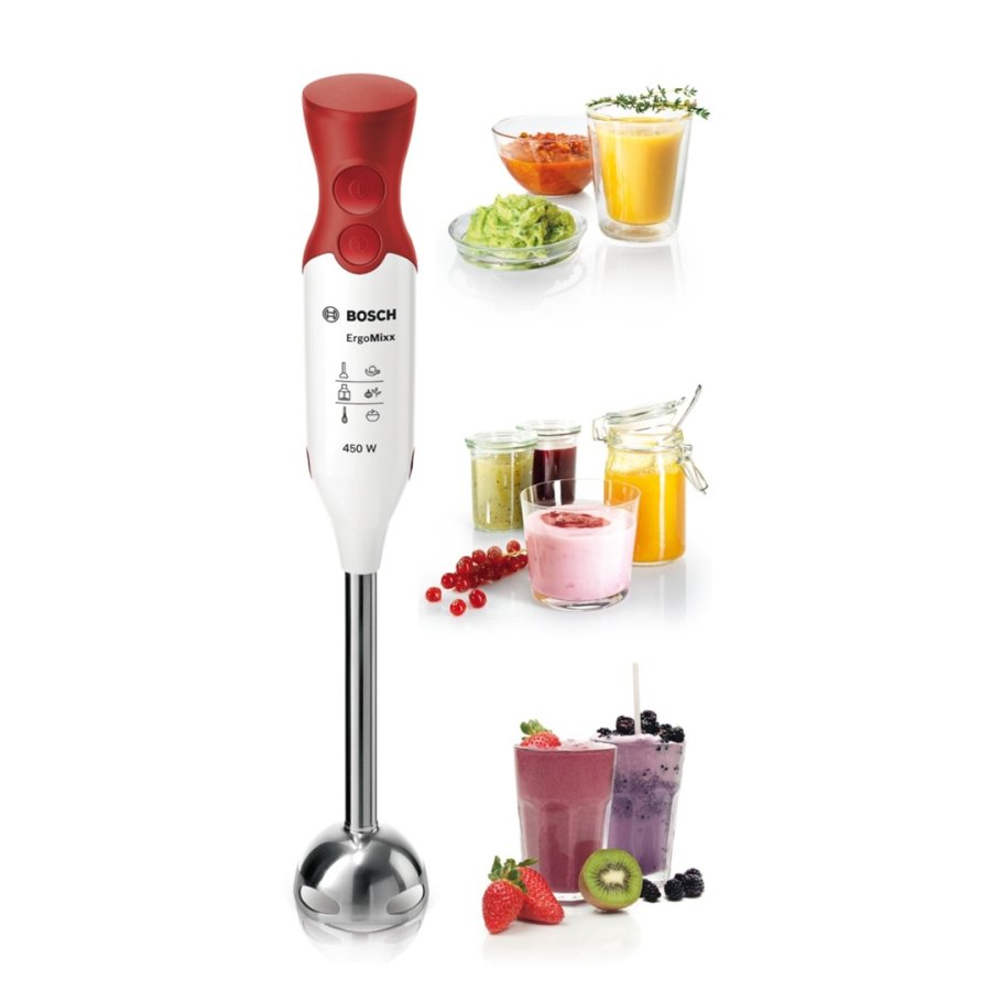 Bosch MSM64110 blender Nedsnkning blender 450 W Rd, Hvid #3