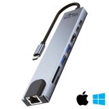 MEDIA-TECH USB-HUB 8 I 1 GIGA LAN-HUB MT5046 #1