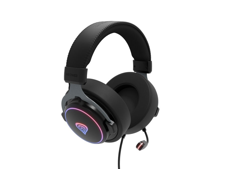 GENESIS Neon 764 Headset Ledningsfrt Spil USB Type-A Sort #4