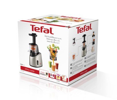 Tefal Infiny Juice ZC255B Saftpresser 200 W Gr, Slv #7