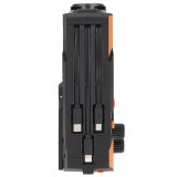 Extralink RADIO AWARYJNE SOLARNE Z KORBKA DYNAMO POWERBANK 4000MAH Z LATARKA SOS SR-4000 B�rbar Analog Sort, Orange #54