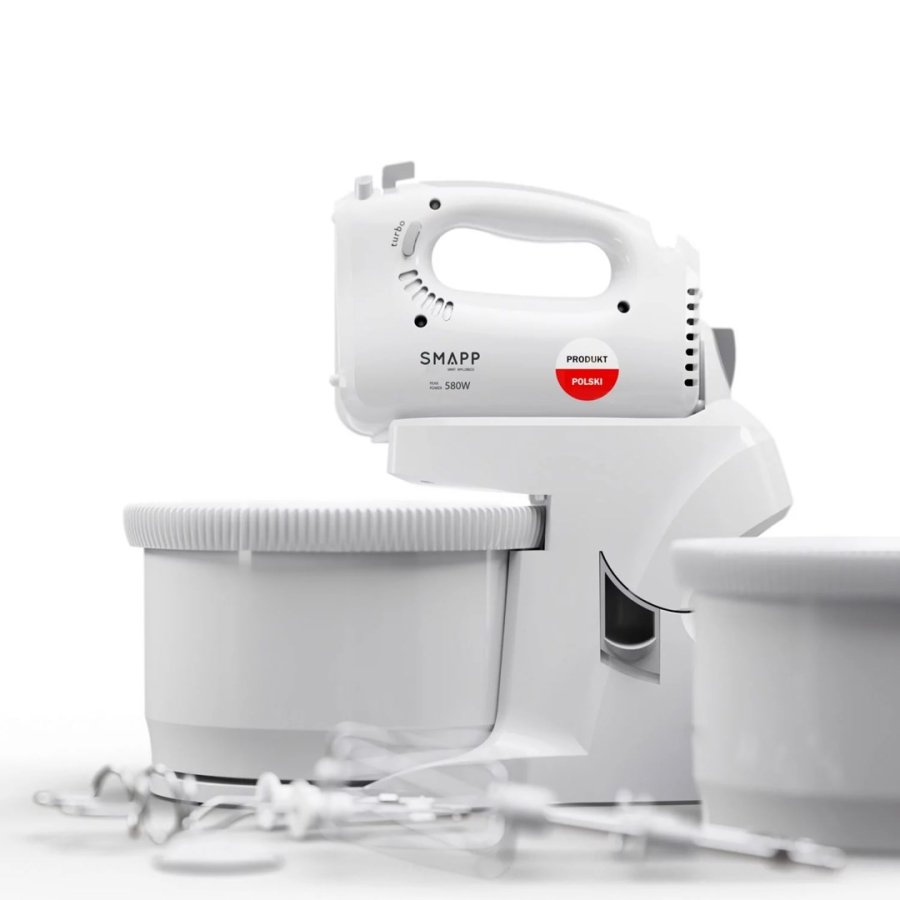 SMAPP Hndmixer med 2 skle 451.66 Hvid #2