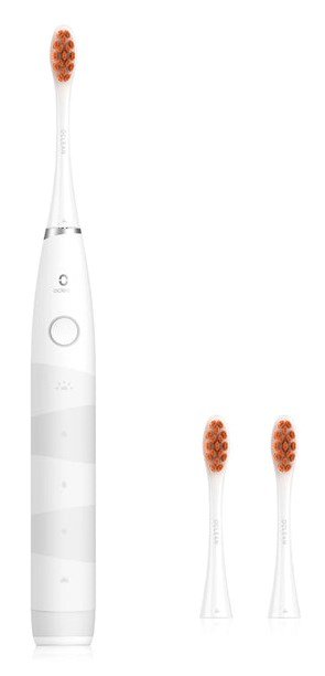 Oclean Flow S Voksen Sonisk tandbrste Orange, Hvid #1