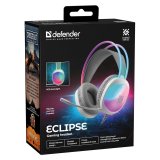 HEADPHONES DEFENDER ECLIPSE RGB WHITE #11