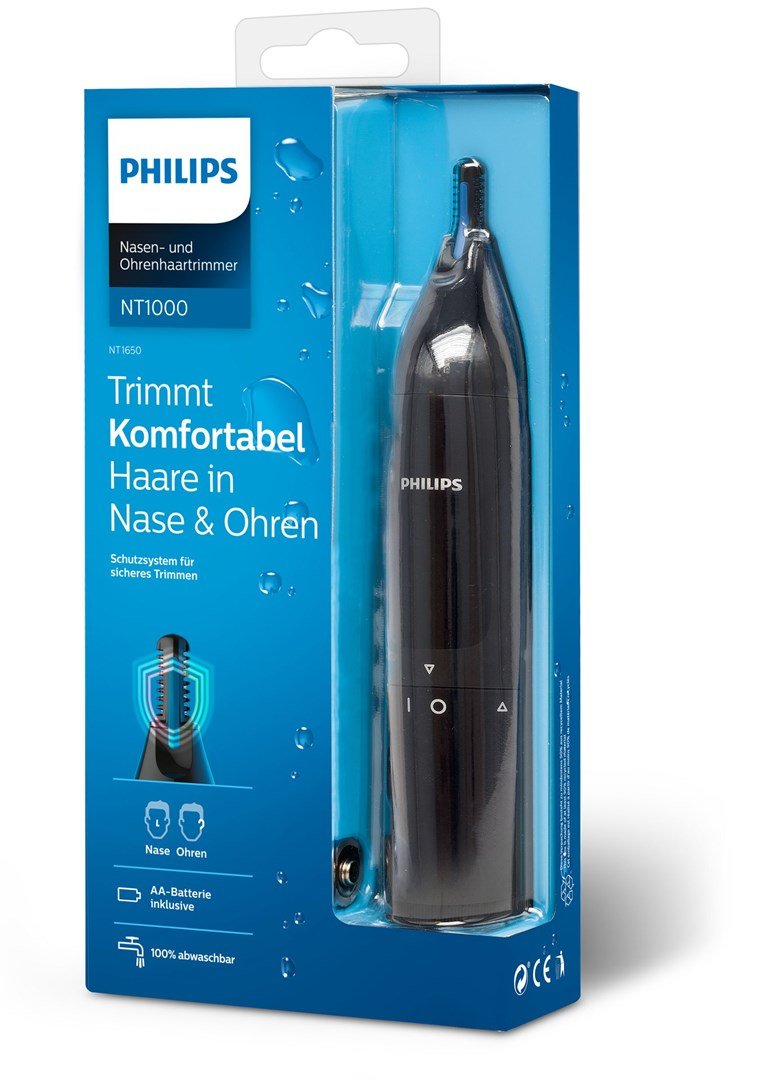 Philips Norelco NOSETRIMMER Series 1000 Nse- og rehrstrimmer med 100 % komfort og uden trk #4