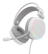 SUCHAWKI NAUSZNE GENESIS NEON 613 G2 RGB Z MIKROFONEM PODWIETLENIE BIAE #6