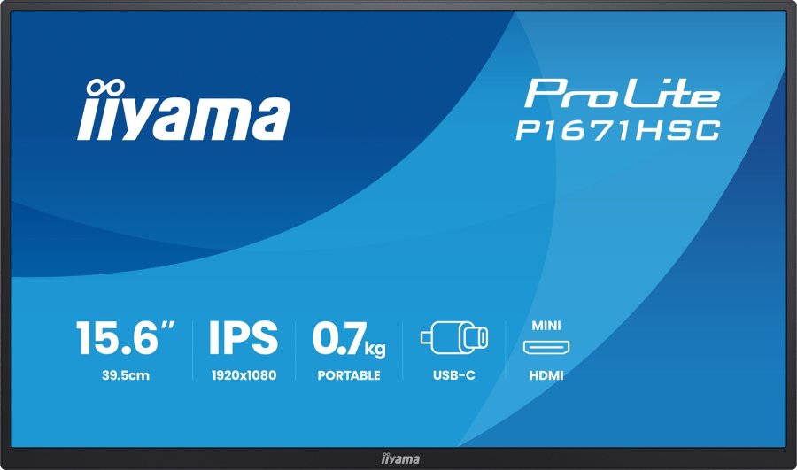 iiyama ProLite P1671HSC-B1 computersk�rm 39,6 cm (15.6