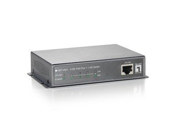 LevelOne GEP-0521 netv�rksswitch Ikke administreret Gigabit Ethernet (10/100/1000) Str�m over Ethernet (PoE) Gr� #1