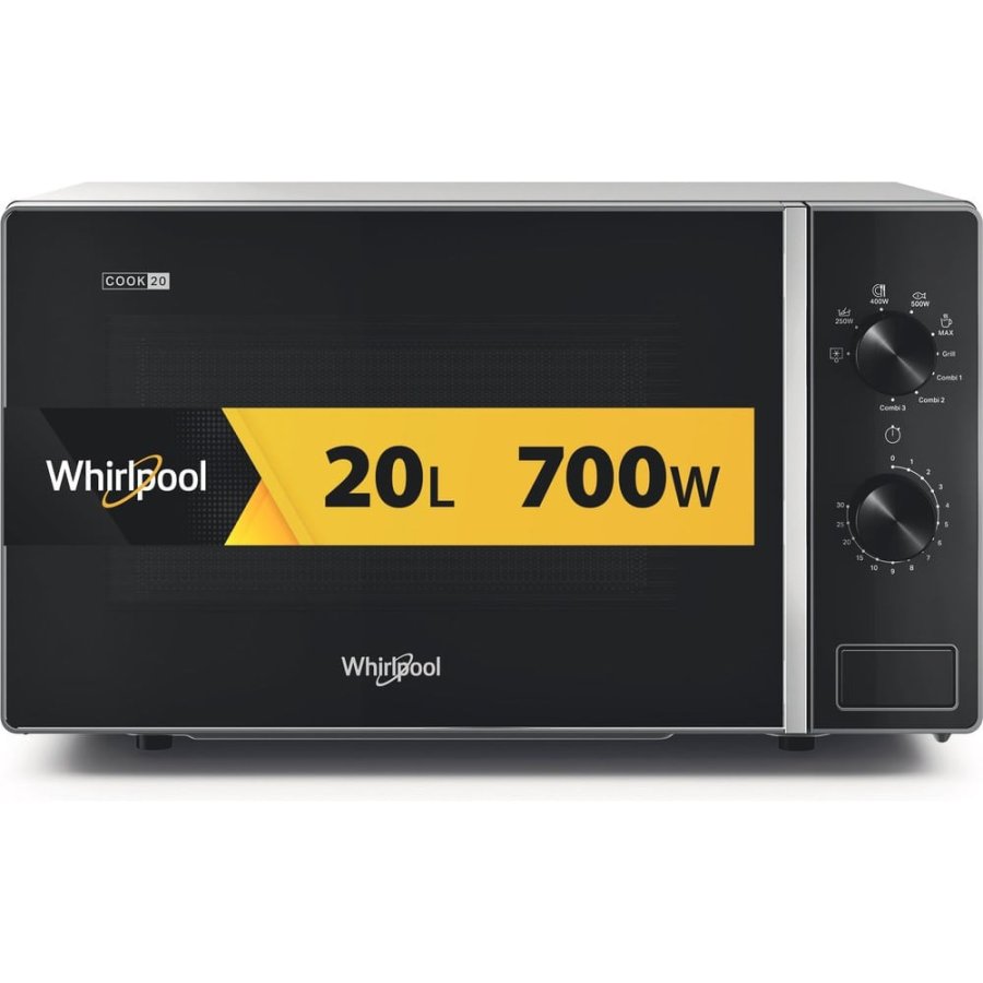 Whirlpool Cook20 MWP 103 SB Sort, S�lv Grill mikroovn Bordplade 20 L 700 W #1