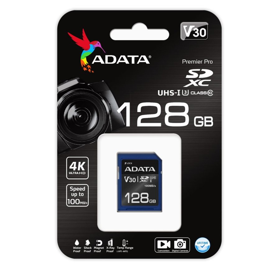 ADATA ASDX128GUI3V30S-R hukommelseskort 128 GB SDXC UHS-I Klasse 10 #2