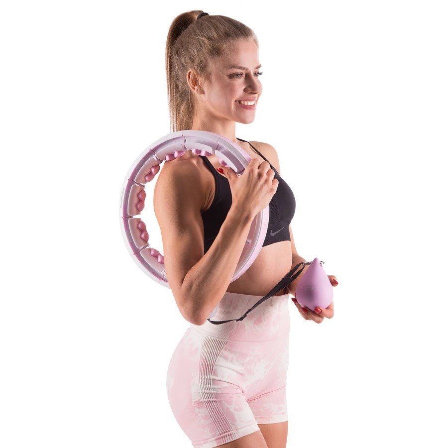 Hula hop med faner, vgt og tller HMS HHW06 pink #5