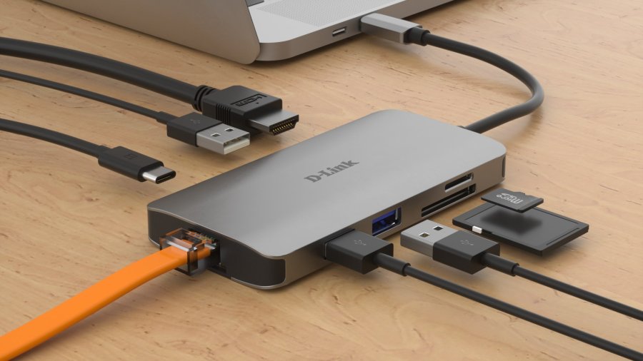 D-Link DUB-M810 Ledningsfrt USB 3.2 Gen 1 (3.1 Gen 1) Type-C Aluminium #6