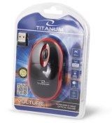 Titanum TM116E Trdls 3D -mus 2,4 GHz sort / rd #5