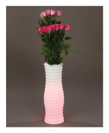 Techly I-LED FLOWERPOT urtepotte Hvid Plast 1 stk #7