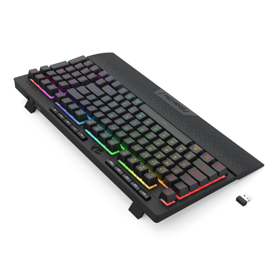 REDRAGON K515RGB-PRO tastatur USB + RF Wireless + Bluetooth Sort #7