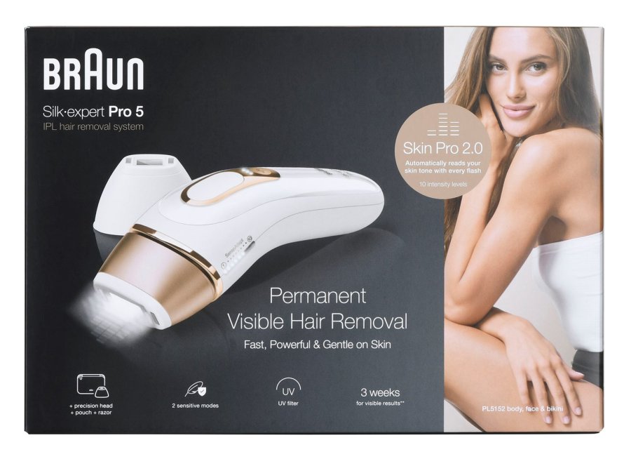 Braun PL5152 Intenst pulserende lys (IPL) Guld, Hvid #43