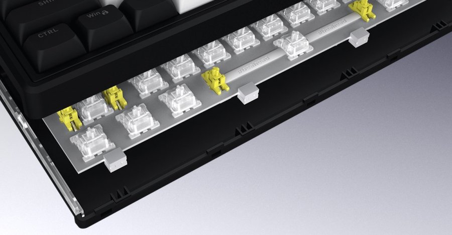 HATOR Skyfall 80 MAG ULTIMA 8K wireless tastatur Spil USB + RF Wireless + Bluetooth QWERTY US engelsk Sort, Hvid #12
