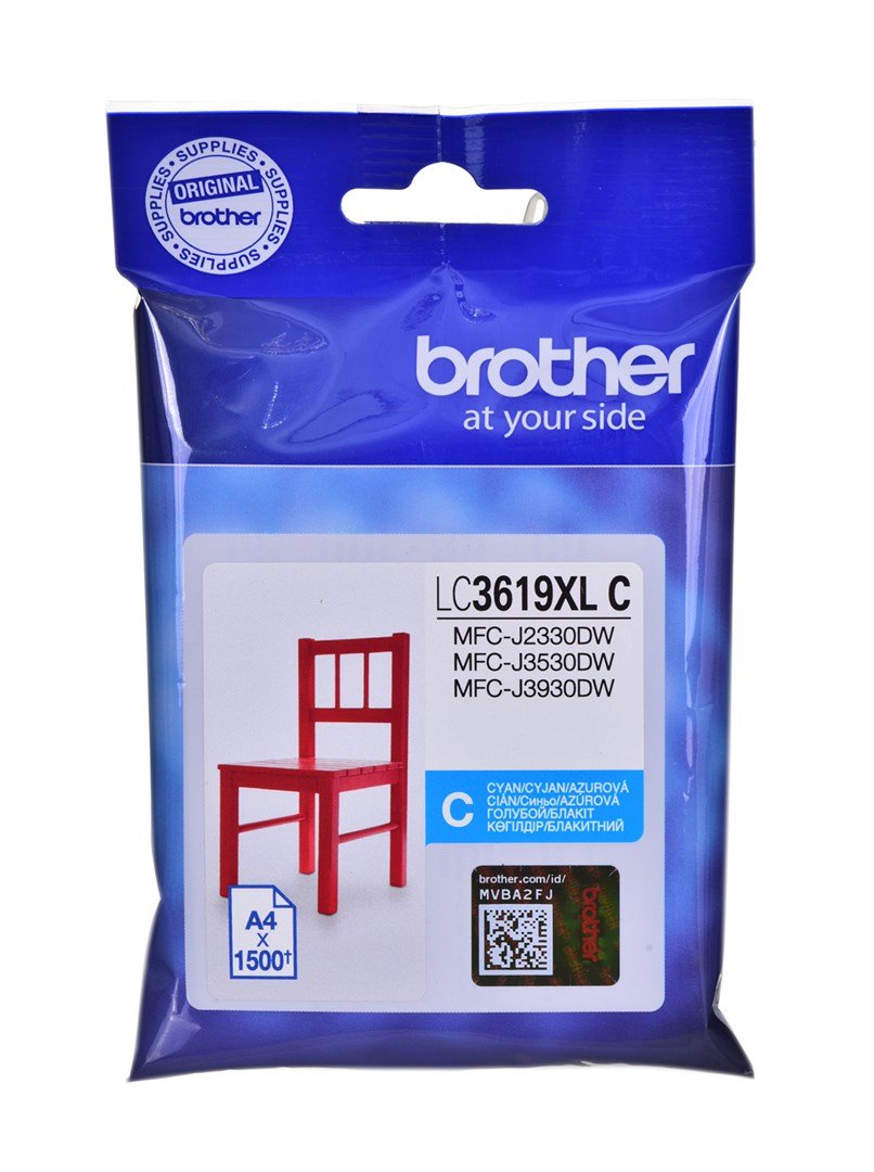 Brother LC-3617Y blkpatron gte sort 1 stk. #1